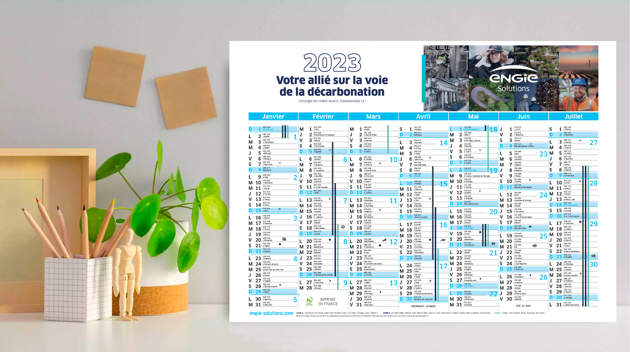 Engie - Calendrier 2023