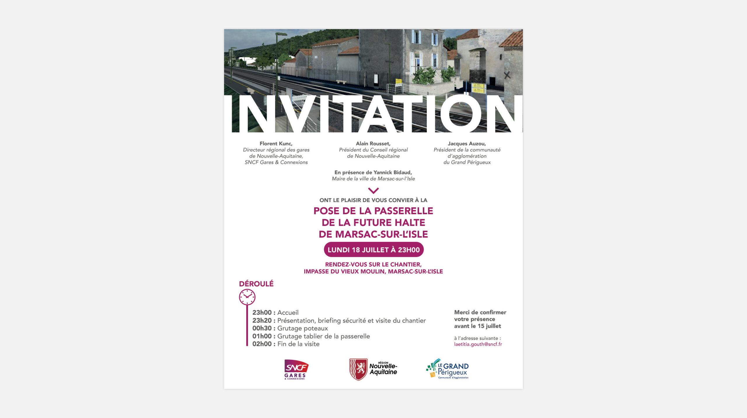 SNCF - Invitation