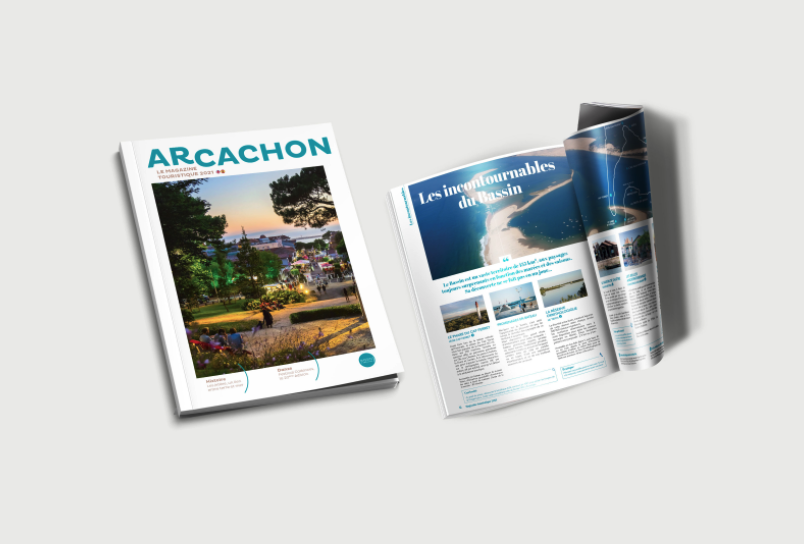 Compos’it crée le guide touristique annuel de la ville d’Arcachon