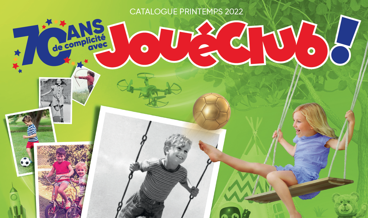 Nouveau catalogue de printemps pour JouéClub en l’honneur de leurs 70 ans