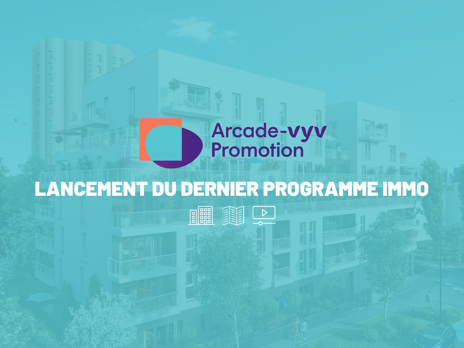 Retour sur la stratégie de com’ mise en place pour le lancement du dernier programme immo d’Arcade-VYV Promotion à Noisiel